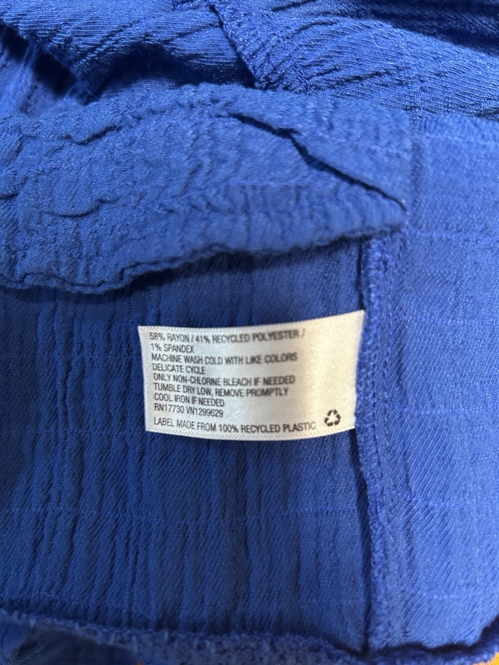 Knox Rose Royal Blue Scoop Neck Dress - Picture 4 of 4
